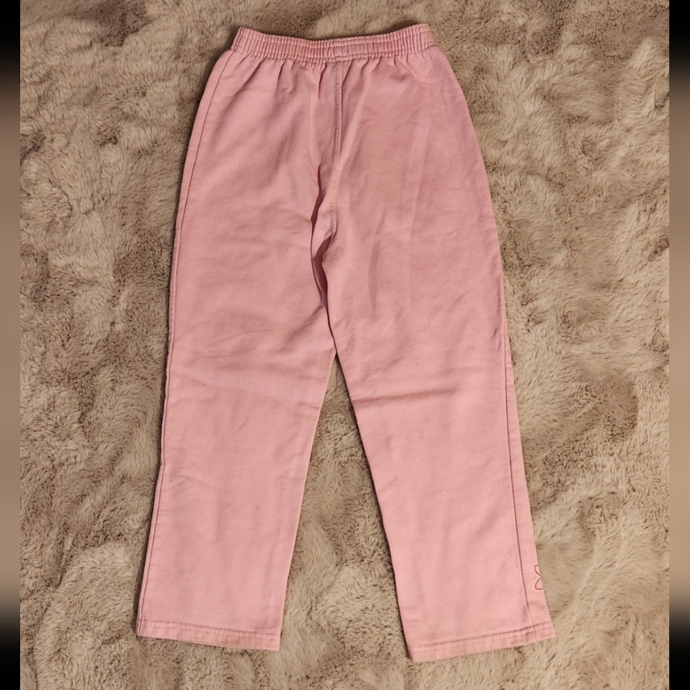Adidas girl's sweatpants size large 6X, color pink - Picture 3 of 8